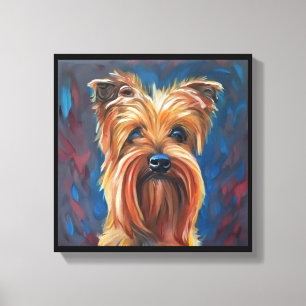 Toile Tervrier Australien - Portrait de Chien
