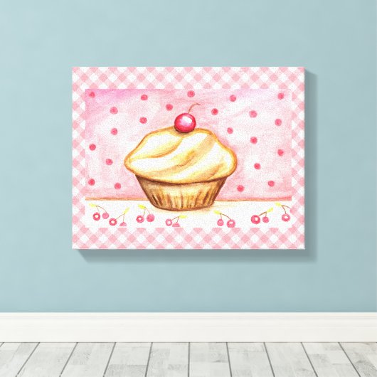 Toile Tessy Cupcake (Insitu (Plancher de Bois))