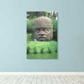 Toile Tête colossale (Insitu (Plancher de Bois))