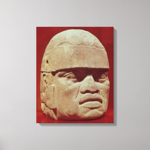 Toile Tête colossale, Olmec
