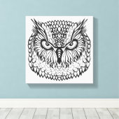 Toile Tête d'aigle 6 (Insitu (Plancher de Bois))