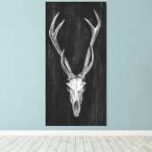 Toile Tête d'animal de cerf rustique (Insitu (Plancher de Bois))