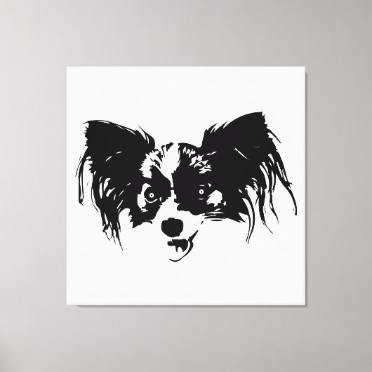 Toile Tête de chien drôle (Recto)