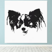 Toile Tête de chien drôle (Insitu (Plancher de Bois))