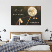 Toile Tête de graines de Dandelion en tons Brown (Insitu(Chambre))