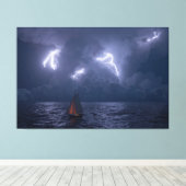 Toile Tête de l'orage (Nuit) (Insitu (Plancher de Bois))