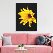 Toile Tête de marguerite jaune Helenium Canvas Print (Insitu(Salon))