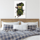 Toile Tête de mort hipster skulls mexicaine serpent tatt (Insitu(Chambre))