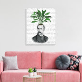 Toile Tête du Plante Aspidistra (Insitu(Salon))