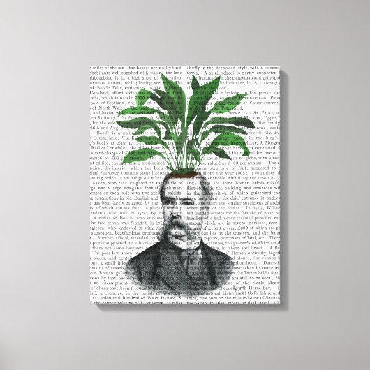 Toile Tête du Plante Aspidistra (Recto)