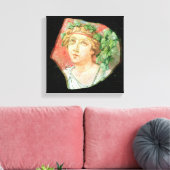 Toile Tête d'un bacchante (Insitu(Salon))