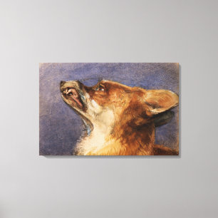 Toile Tête d'un Fox