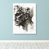 Toile Tête d'un Satyr (Insitu (Plancher de Bois))