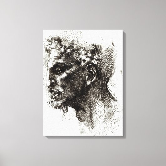Toile Tête d'un Satyr (Recto)