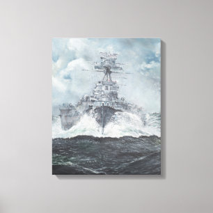 Toile Têtes de capuchon pour Bismarck 23 mai 1941. 2014