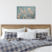 Toile Têtes De Graine D'Herbe D'Or Sur Le Lac Turquoise  (Insitu(Chambre))