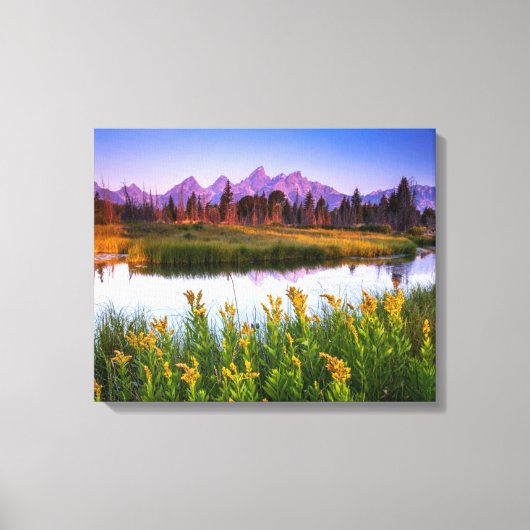 Toile Teton Sunrise (Recto)