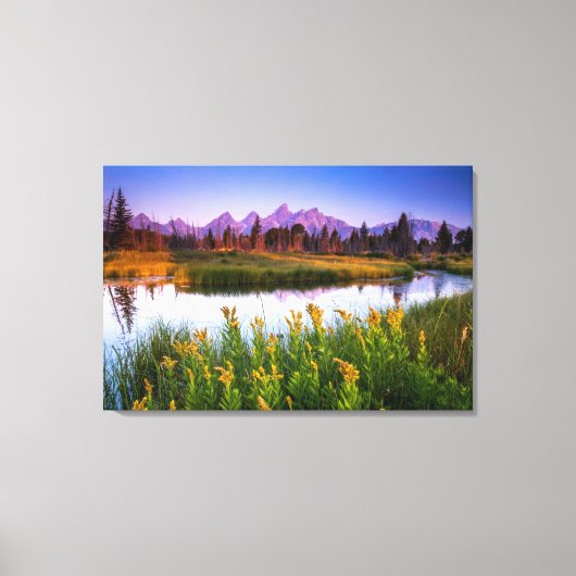 Toile Teton Sunrise (Recto)