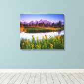 Toile Teton Sunrise (Insitu (Plancher de Bois))