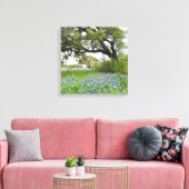 Toile texane Bluebonnets 16 x 16 enrobée (Insitu(Salon))