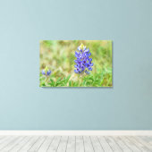 Toile Texas Bluebonnet Flower Art Close (Insitu (Plancher de Bois))