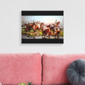 Toile Texas Cattle Drive (Insitu(Salon))