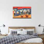 Toile Texas (Cowboy Roping Bull)Scènes de grandes lettre (Insitu(Chambre))