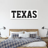 Toile Texas Independence Day Canvas 57x18 (Insitu(Chambre))