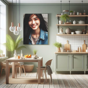 Toile Texte photo personnalisé