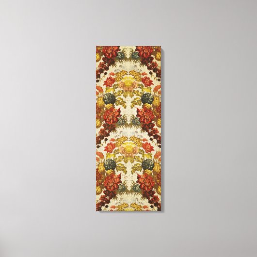 Toile Textile à motif floral extensible (Recto)