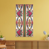 Toile Textile avec guirlandes de marguerites (Insitu(Salon))