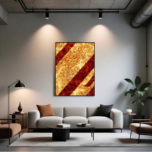 Toile Texture Abstrait Incandescent Diagonal