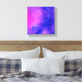 Toile Texture Abstraite rose violet (Insitu(Chambre))