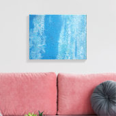 Toile Texture Blues Abstraits (Insitu(Salon))