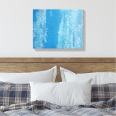 Toile Texture Blues Abstraits (Insitu(Chambre))