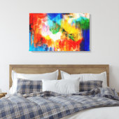 Toile Texture colorée (Insitu(Chambre))