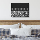 Toile Texture crocodile d'argent (Insitu(Chambre))