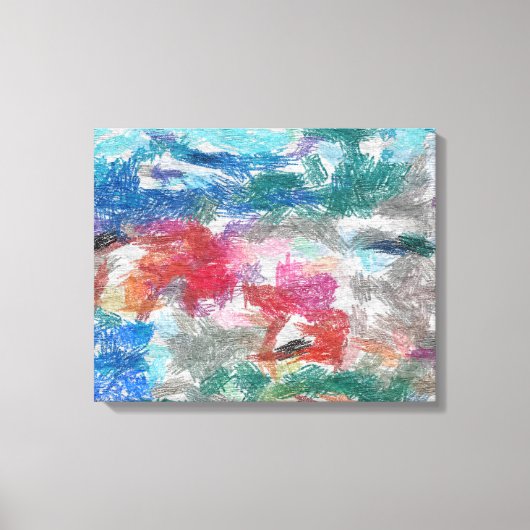Toile Texture de crayons (Recto)