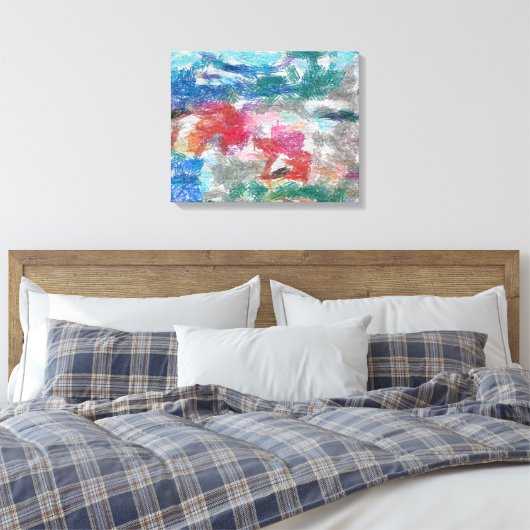 Toile Texture de crayons (Insitu(Chambre))
