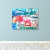 Toile Texture de crayons (Insitu (Plancher de Bois))