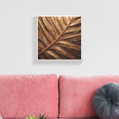 Toile Texture de feuille dorée métallisée de luxe - Mac  (Insitu(Salon))