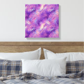 Toile Texture de gel cristal violet améthyste (Insitu(Chambre))