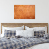 Toile Texture de la fourrure brune de vache Highland (Insitu(Chambre))