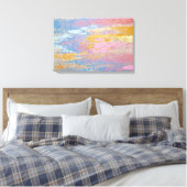 Toile texture de peinture pastel abstraite avec des pail (Insitu(Chambre))