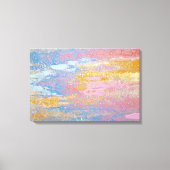 Toile texture de peinture pastel abstraite avec des pail (Recto)
