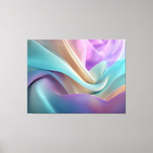Toile Texture de tissu abstrait dans des tons pastel