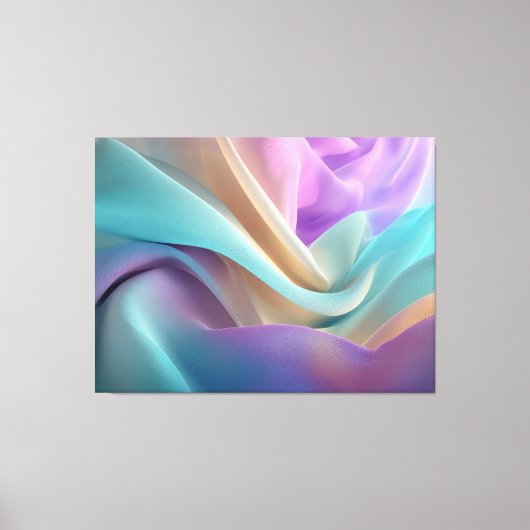 Toile Texture de tissu abstrait dans des tons pastel (Recto)