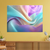 Toile Texture de tissu abstrait dans des tons pastel (Insitu(Salon))