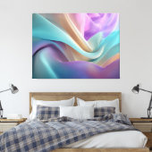 Toile Texture de tissu abstrait dans des tons pastel (Insitu(Chambre))