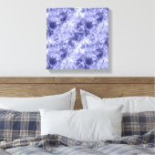 Toile Texture froissée bleu foncé (Insitu(Chambre))